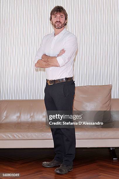 Umberto Carteni attends 'Studio Illegale' Photocall at Terrazza Martini on February 6, 2013 in Milan, Italy.