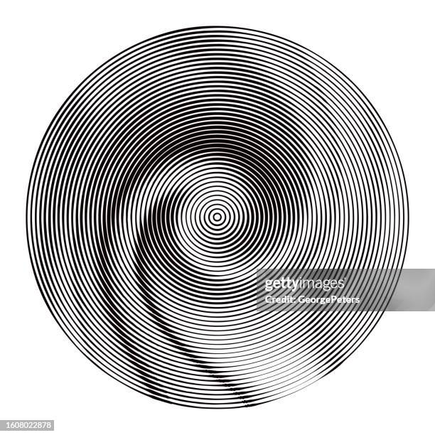 Spinning Pattern Vector Abstract Background With Spinning Swirl Pattern High-Res Vector Graphic ...
