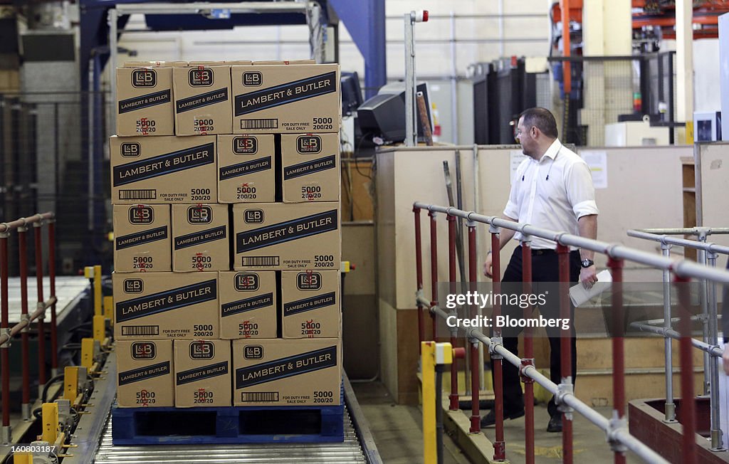 John Players Cigarette Manufacture At Imperial Tobacco Group Plc's Factory