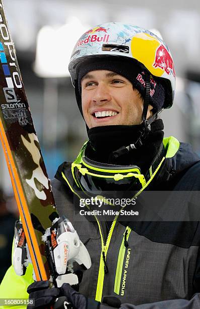 Team USA 2014 Olympic hopefuls Bobby Brown looks on during the Today Show One Year Out To Sochi 2014 Winter Olympics celebration at NBC's TODAY Show...