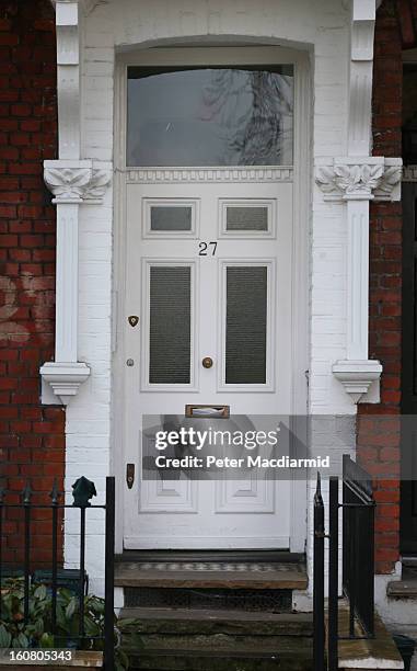 The site of the former Elm Guest House in Barnes on February 6, 2013 in London, England. Two men have been arrested in connection with child abuse...