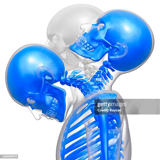 schleudertrauma - physiologie stock-fotos und bilder