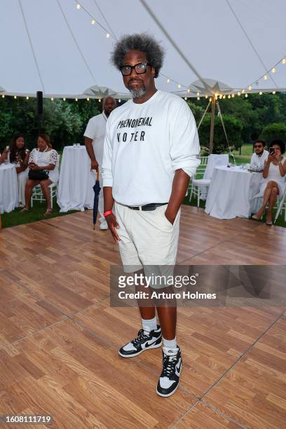 Kamau Bell attends ESPN Films 30 For 30’s Summer White After Party during the 21st Annual Martha's Vineyard African American Film Festival on August...