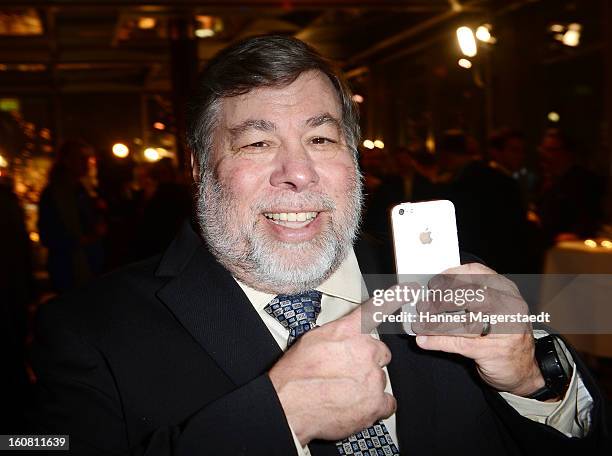 Steve Wozniak, cofounder Apple attends the Best Brands 2013 Gala at Bayerischer Hof on February 6, 2013 in Munich, Germany.