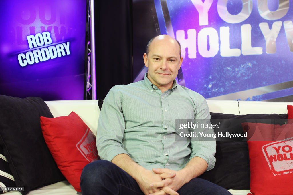 Rob Corddry Visits Young Hollywood Studio