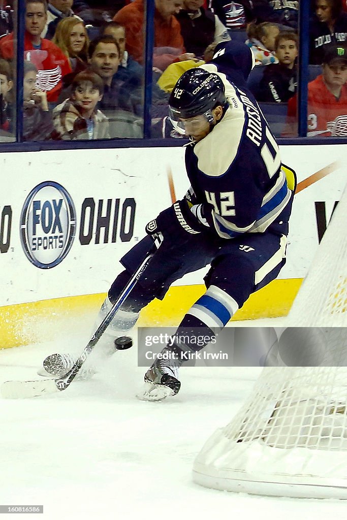 Detroit Red Wings v Columbus Blue Jackets