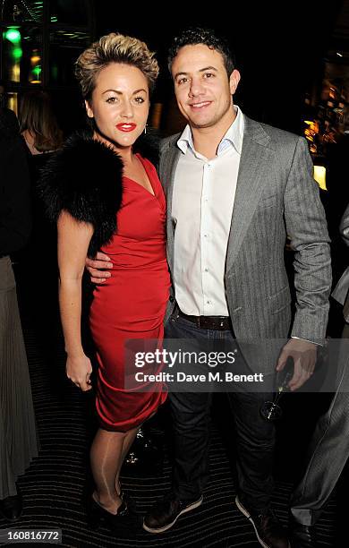 Jaime Winstone and Warren Brown attend the Pre-BAFTA Party hosted by EE and Esquire ahead of the 2013 EE British Academy Film Awards at The Savoy...