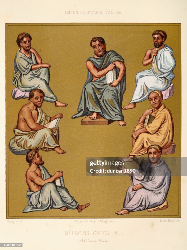 Empire of Byzantium 6th Century, Greek Physicians, History of Ancient fashions