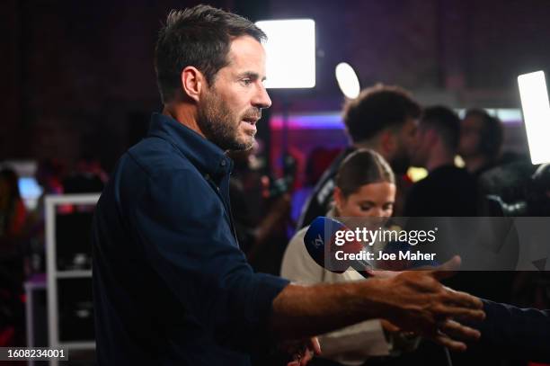 Jamie Redknapp attends the Sky Sports Opening Night party of the 23/24 Premier League season, at Village Underground on August 11, 2023 in London,...