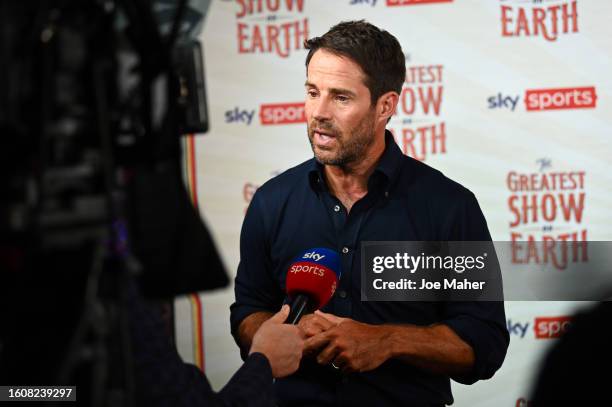 Jamie Redknapp attends the Sky Sports Opening Night party of the 23/24 Premier League season, at Village Underground on August 11, 2023 in London,...