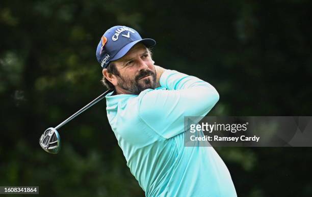 Antrim , United Kingdom - 18 August 2023; Thomas Aiken of South Africa during day two of the ISPS HANDA World Invitational presented by AVIV Clinics...