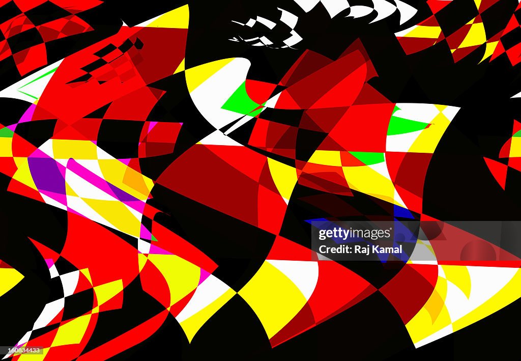 Patterns of Colours.Abstract art