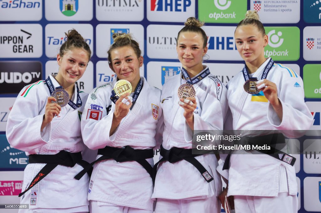 Silver medalist Veronica Toniolo of Italy, gold medalist Marica... News ...