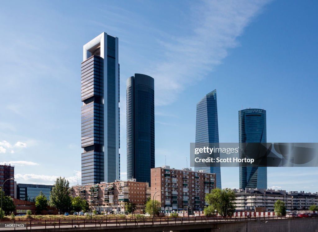 Four Towers business district Madrid