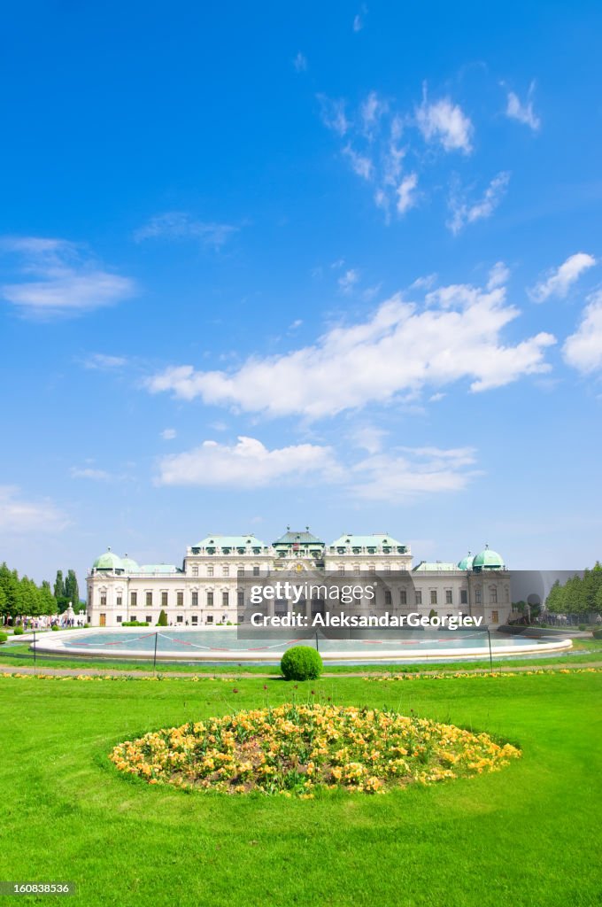 Belvedere Palace in Vienna, Austria