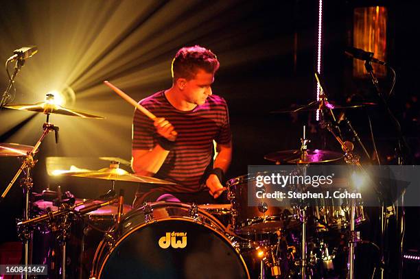 Paul Doucette of Matchbox Twenty performs at the Louisville Palace on February 5, 2013 in Louisville, Kentucky.