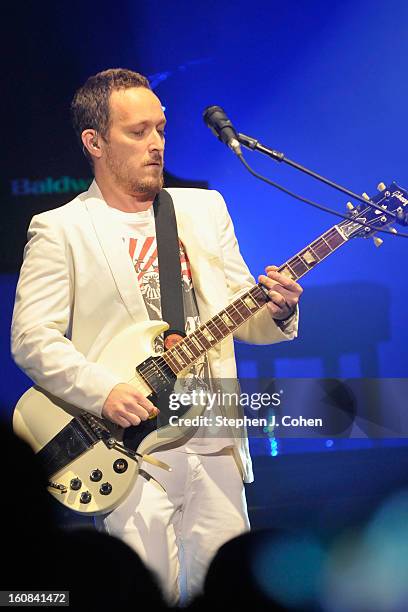 Matt Beck of Matchbox Twenty performs at the Louisville Palace on February 5, 2013 in Louisville, Kentucky.