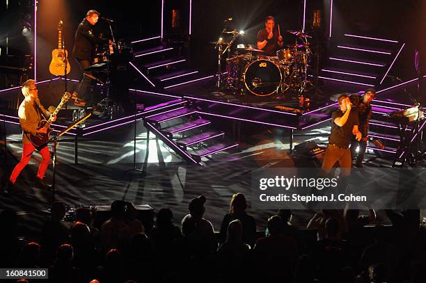 Matchbox Twenty performs at the Louisville Palace on February 5, 2013 in Louisville, Kentucky.