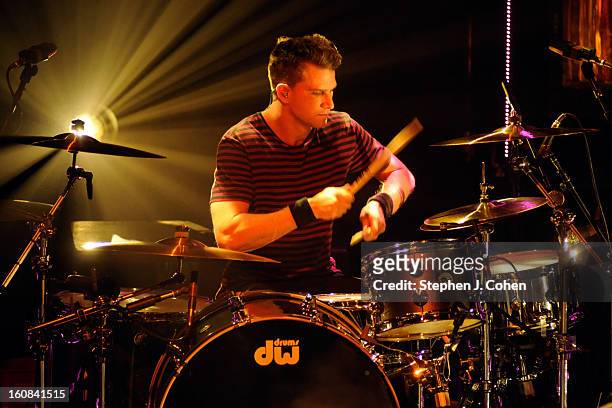 Paul Doucette of Matchbox Twenty performs at the Louisville Palace on February 5, 2013 in Louisville, Kentucky.