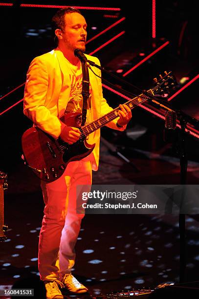 Matt Beck of Matchbox Twenty performs at the Louisville Palace on February 5, 2013 in Louisville, Kentucky.