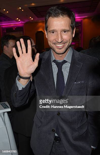 Host Andreas Tuerck attends the Best Brands 2013 Gala at Bayerischer Hof on February 6, 2013 in Munich, Germany.