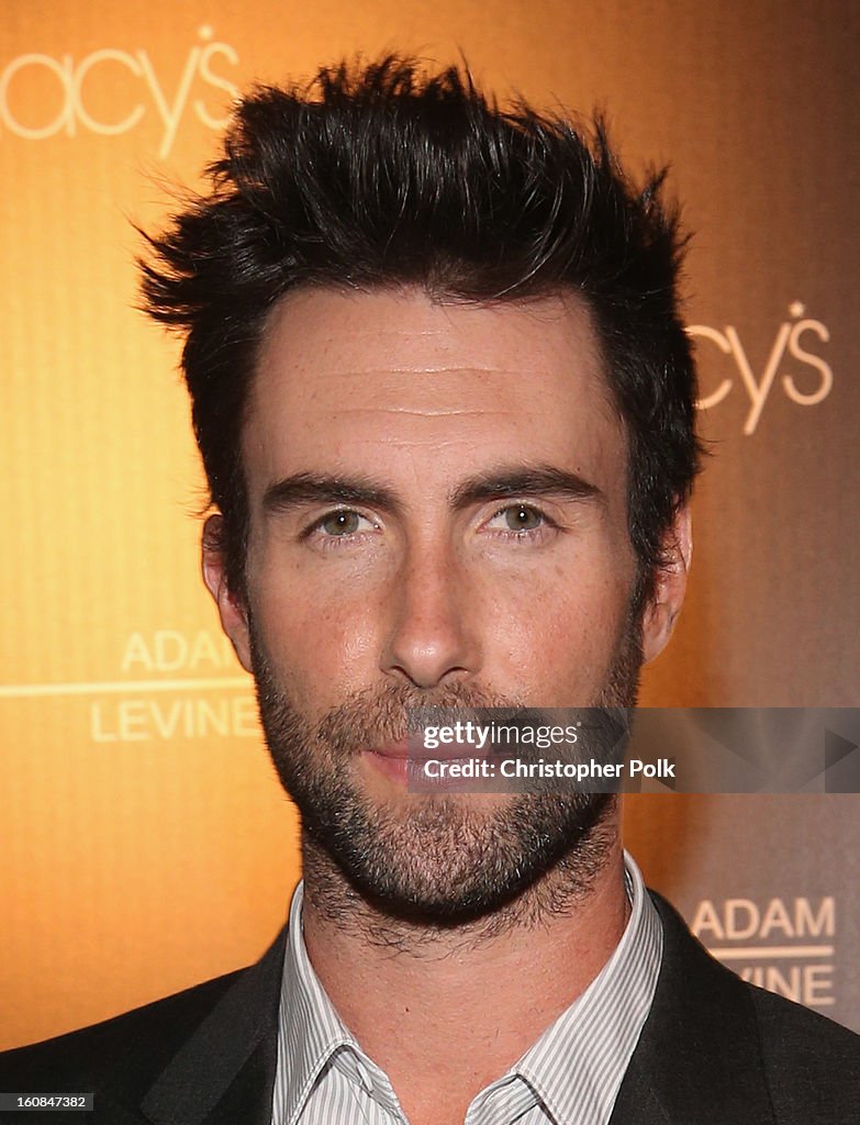 Adam Levine Launches Signature Fragrances At The Premier Fragrance Installation