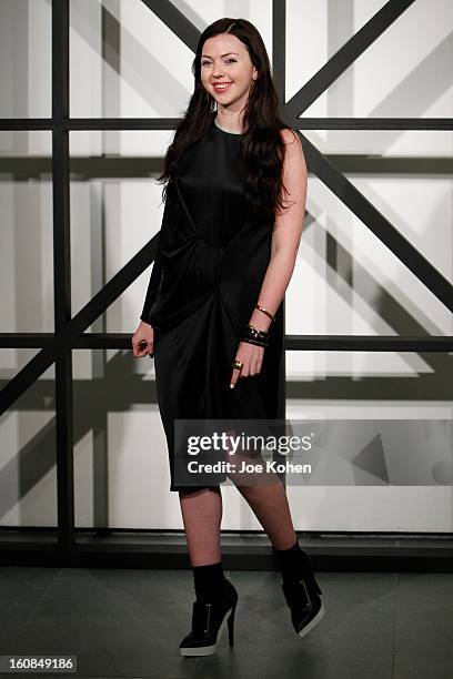 Designer Tanya Taylor attends the Tanya Taylor fall 2013 presentation at The Museum of Modern Art on February 6, 2013 in New York City.