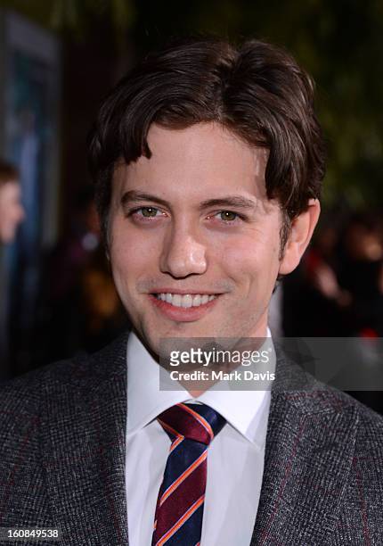 Actor Jackson Rathbone attends the Los Angeles premiere of Warner Bros. Pictures' "Beautiful Creatures" at TCL Chinese Theatre on February 6, 2013 in...