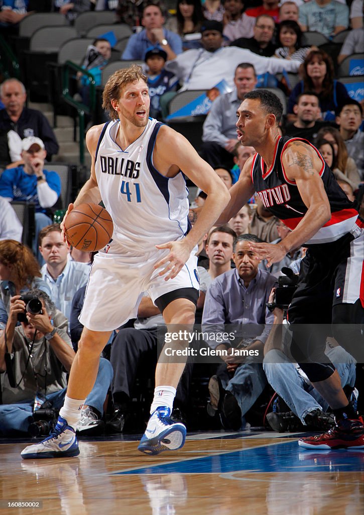 Portland Trail Blazers v Dallas Mavericks