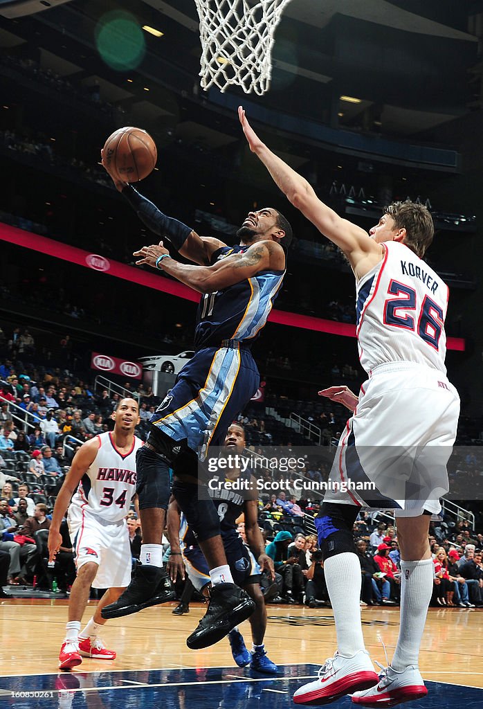 Memphis Grizzlies v Atlanta Hawks