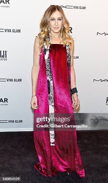 Actress Sarah Jessica Parker attends amfAR New York Gala To Kick Off Fall 2013 Fashion Week Cipriani Wall Street on February 6, 2013 in New York City.