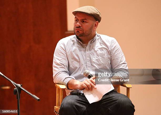 Musician Anthony Valadez attends GRAMMY Camp Basic Training at USC Thornton School of Music on February 6, 2013 in Los Angeles, California.