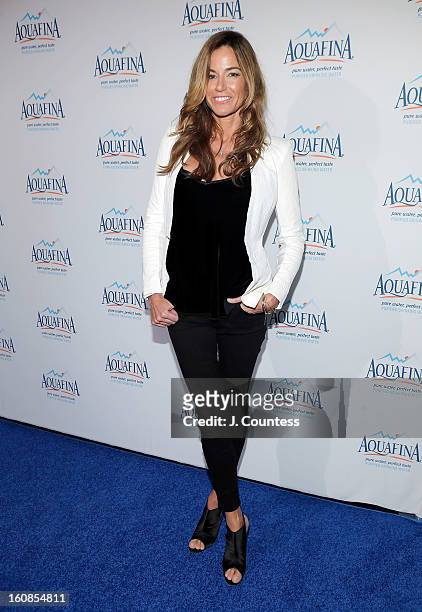Reality TV personality/model Kelly Bensimon attends The Aquafina "Pure Challenge" After Party at The Empire Hotel Rooftop on February 6, 2013 in New...