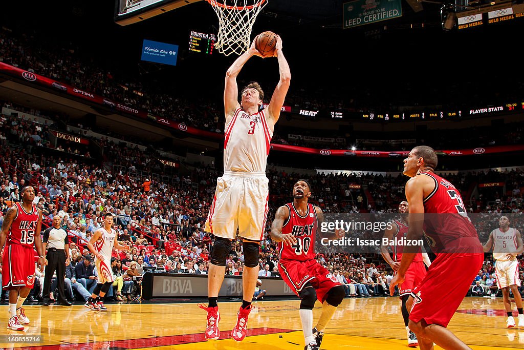 Houston Rockets v Miami Heat