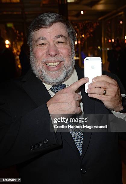 Steve Wozniak, co-founder of Apple attends the Best Brands 2013 Gala at Bayerischer Hof on February 6, 2013 in Munich, Germany.