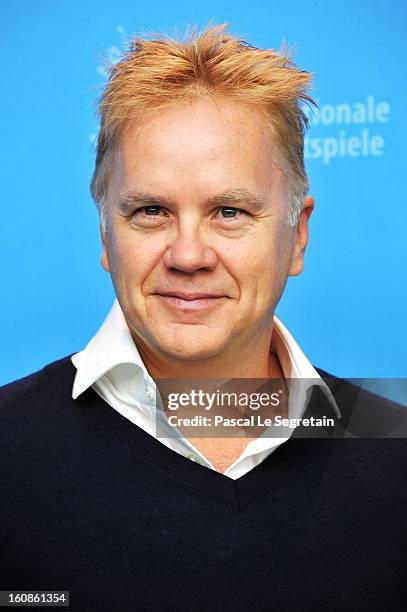 Jury member Tim Robbins attends the International Jury Photocall during the 63rd Berlinale International Film Festival at the Grand Hyatt on February...