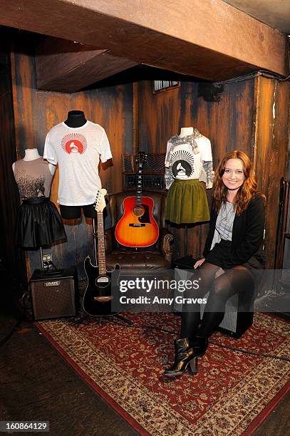 Caroline Rothwell attends the GRAMMY Label Launch Party at Harvard And Stone on February 6, 2013 in Hollywood, California.