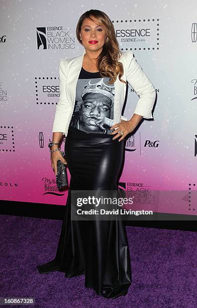 Singer Tamia attends the 4th Annual ESSENCE Black Women In Music honoring Lianne La Havas and Solange Knowles at Greystone Manor Supperclub on...