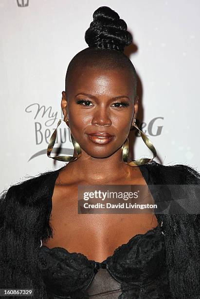 Singer V. Bozeman attends the 4th Annual ESSENCE Black Women In Music honoring Lianne La Havas and Solange Knowles at Greystone Manor Supperclub on...