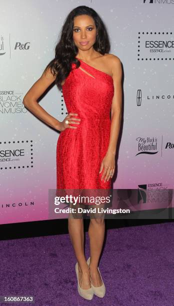 Actress Jurnee Smollett attends the 4th Annual ESSENCE Black Women In Music honoring Lianne La Havas and Solange Knowles at Greystone Manor...