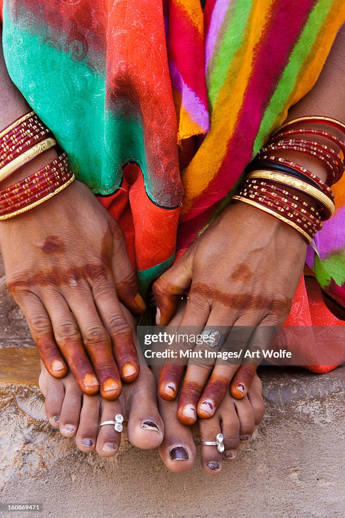 Henna hands, Rajasthan, India