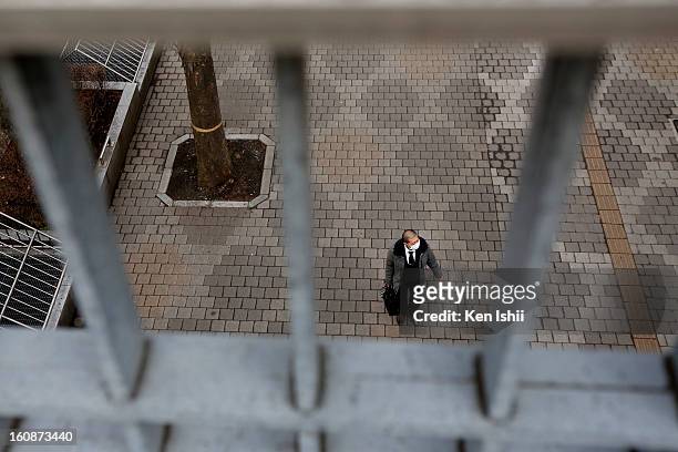 Japanese 'Salary man', or office worker is seen on February 7, 2013 in Tokyo, Japan. A recent servey shows Tokyo as the most expensive city in the...