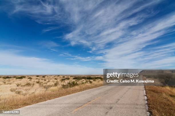 on the road to alamogordo and roswell - roswell foto e immagini stock