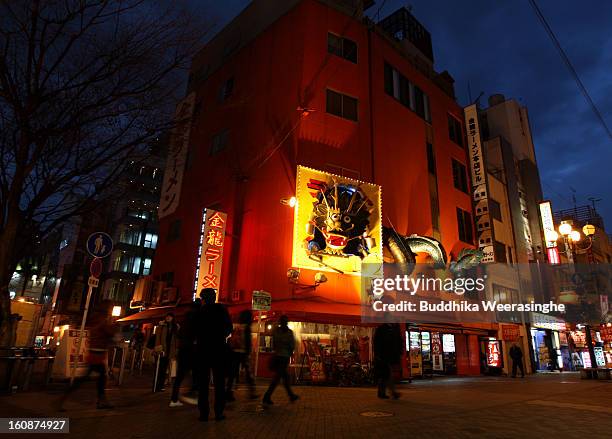 General view at Dotonbori on February 6, 2013 in Osaka, Japan. A recent servey shows Tokyo as the most expensive city in the world and Osaka ranked...