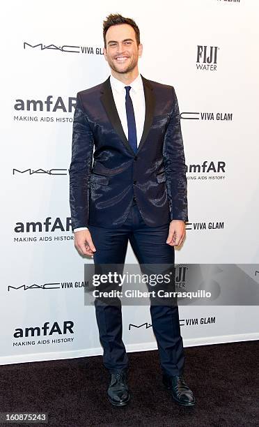 Actor Cheyenne Jackson attends amfAR New York Gala To Kick Off Fall 2013 Fashion Week at Cipriani, Wall Street on February 6, 2013 in New York City.