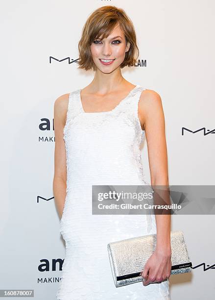 Karlie Kloss attends amfAR New York Gala To Kick Off Fall 2013 Fashion Week at Cipriani, Wall Street on February 6, 2013 in New York City.