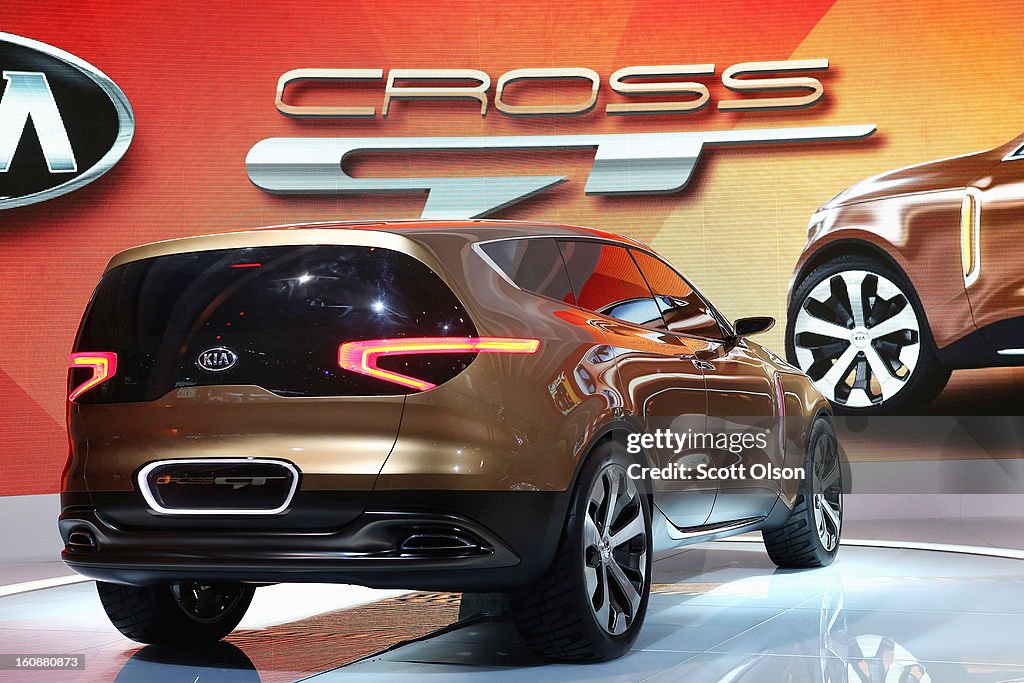 Latest Car Models On Display At Chicago Auto Show