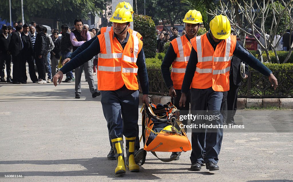 Earthquake Rescue Mock Drill At Gurgaon