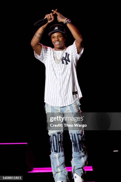 Boogie wit da Hoodie performs onstage during Hip Hop 50 Live at Yankee Stadium on August 11, 2023 in New York City.
