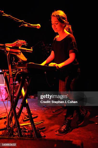 Petra von Grey of Von Grey performs at Headliners Music Hall on February 6, 2013 in Louisville, Kentucky.